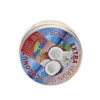 Кокосовый скраб для тела 100% (Coconut Vergin Oil) - 200 гр. Кокосовый скраб для тела 100% (Coconut Vergin Oil) - 200 гр.