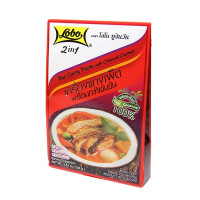 Красная паста Карри с кокосовыми сливками (Lobo) - 100 гр.