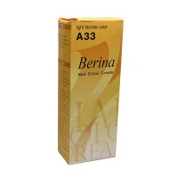 Крем краска светлый блонд для волос - A33 (Berina) - 60гр. 