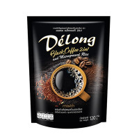 Черный кофе 2в1 с микро-гранулами риса (Delong) - 120 гр. Черный кофе 2в1 с микро-гранулами риса (Delong) - 120 гр.