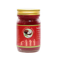 Тайский красный бальзам для тела согревающий (Coconut Herb) - 200гр. 