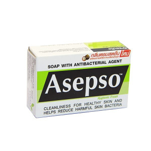 Тайское антибактериальное и антисептическое мыло с мангустином (ASEPSO) - 80гр. Тайское антибактериальное и антисептическое мыло с мангустином (ASEPSO) - 80гр.