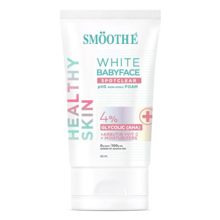 Пенка для умывания отбеливающия White Babyface Spotclear pH5 NON-IONIC (Smooth E) - 180мл.